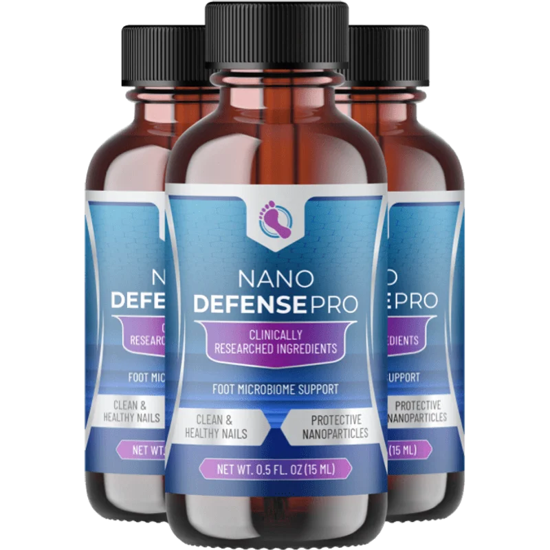 NanoDefense Pro Nail Skin Health Support — 3 Bottle / 90 Day Pack